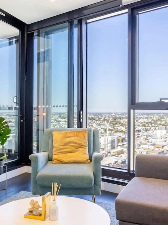 בריסביין Story Bridge And City View Skyhigh Luxe 2 Bed Unit דירה