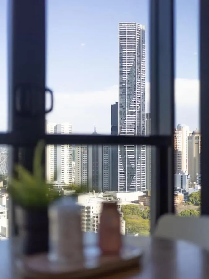 בריסביין Story Bridge And City View Skyhigh Luxe 2 Bed Unit 0*,